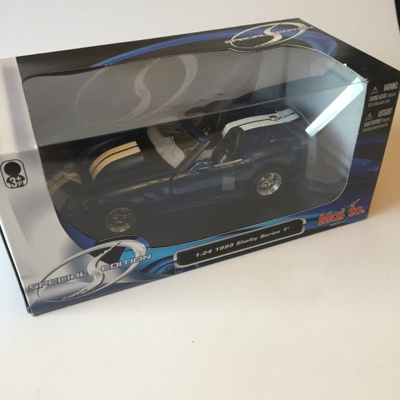 Maisto 1999 Shelby Series 1 Special Edition 1:24 Scale Die-Cast Replica Car Blue - Picture 3 of 9